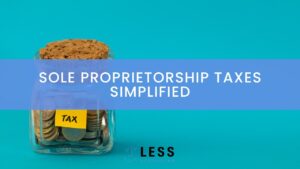 Sole proprietorship taxes simplefied