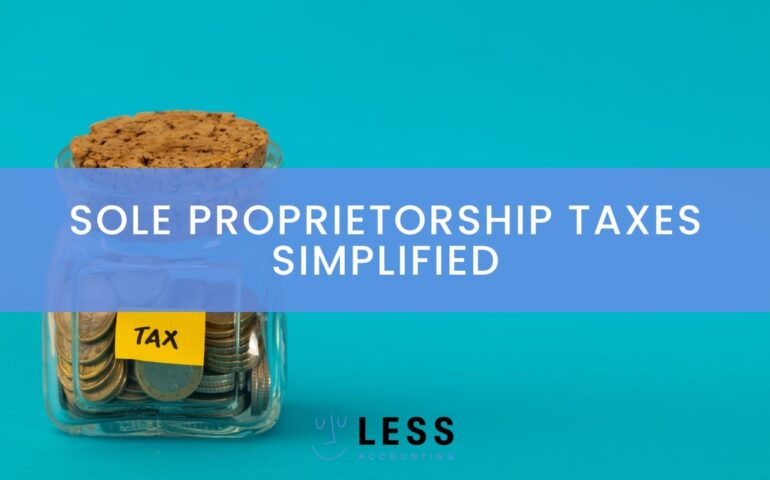 Sole proprietorship taxes simplefied