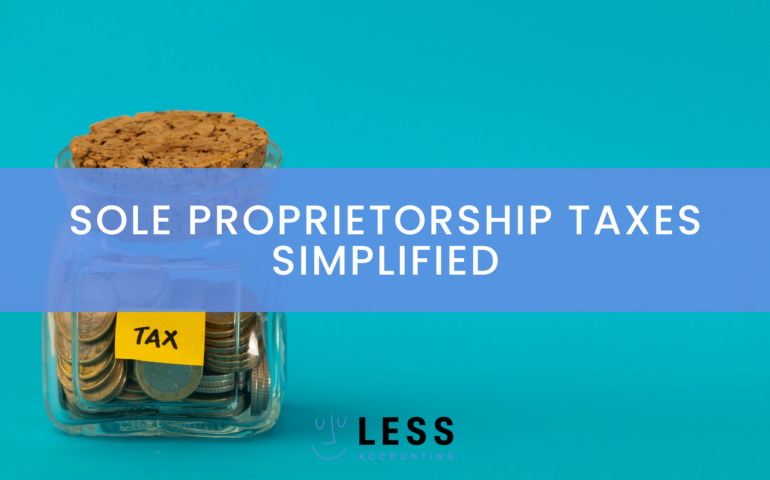 Sole proprietorship taxes simplified
