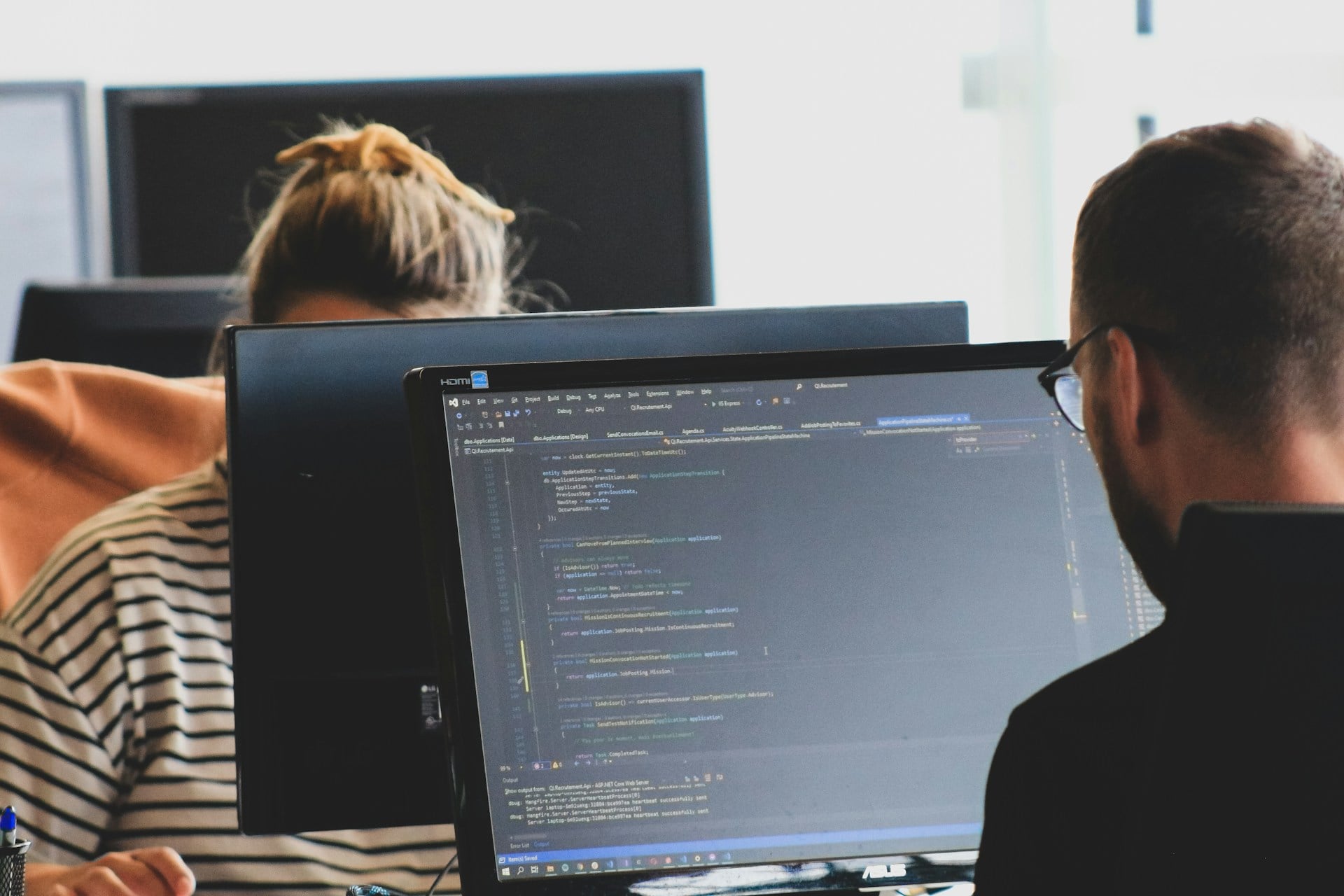 software developer working